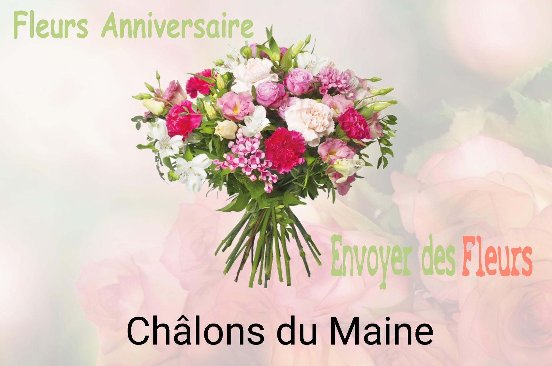 Bouquet de fleurs d’anniversaire livré à Châlons-du-Maine