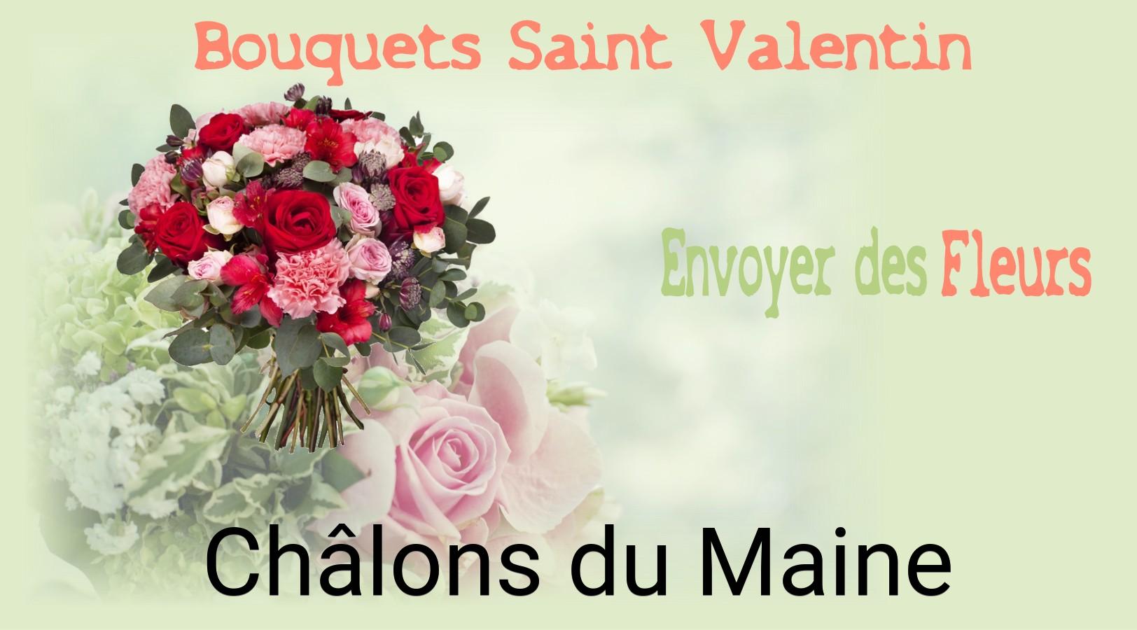 Roses de Saint-Valentin livrées à Châlons-du-Maine
